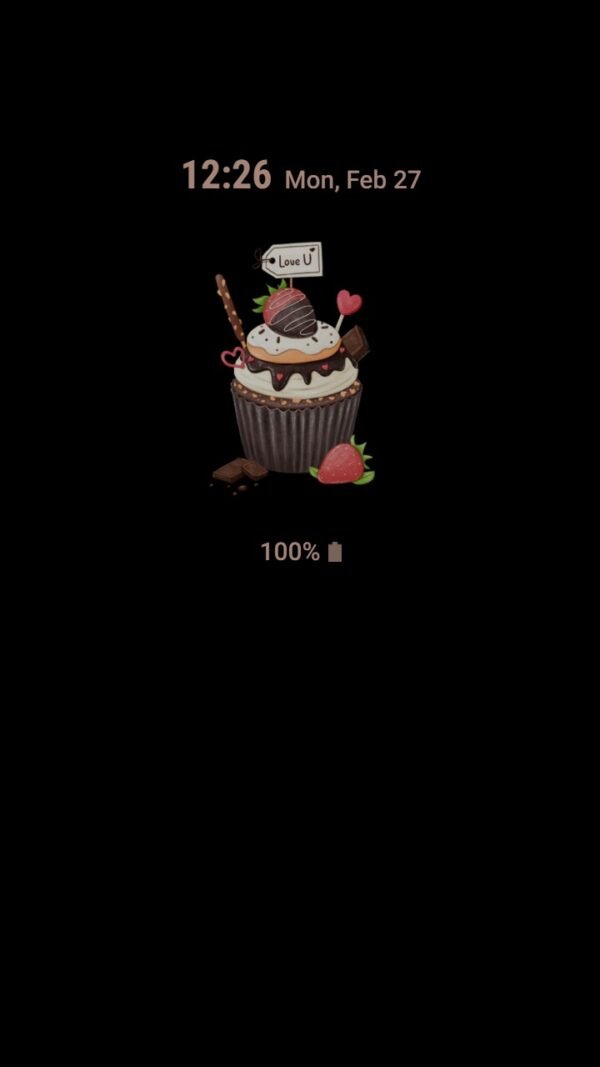Samsung Themes: ❤️Mun❤️ Choco Cupcake Bliss ~❤️ Premium Theme cupcake made with sweet chocolate - Image 7
