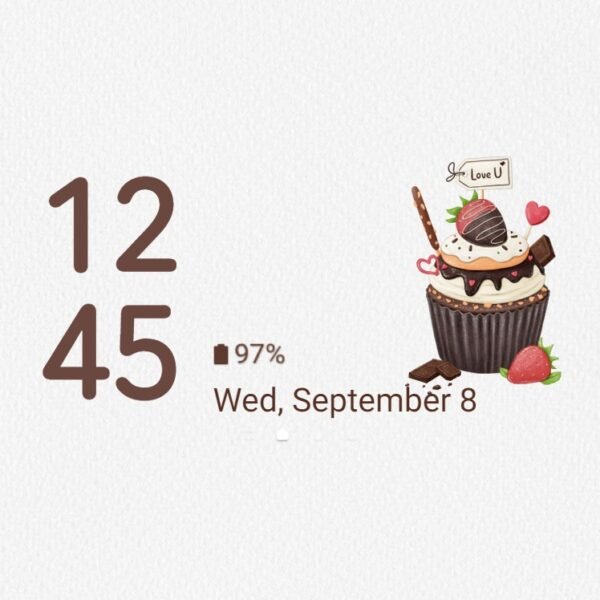 Samsung Themes: ❤️Mun❤️ Choco Cupcake Bliss ~❤️ Premium Theme cupcake made with sweet chocolate - Image 8