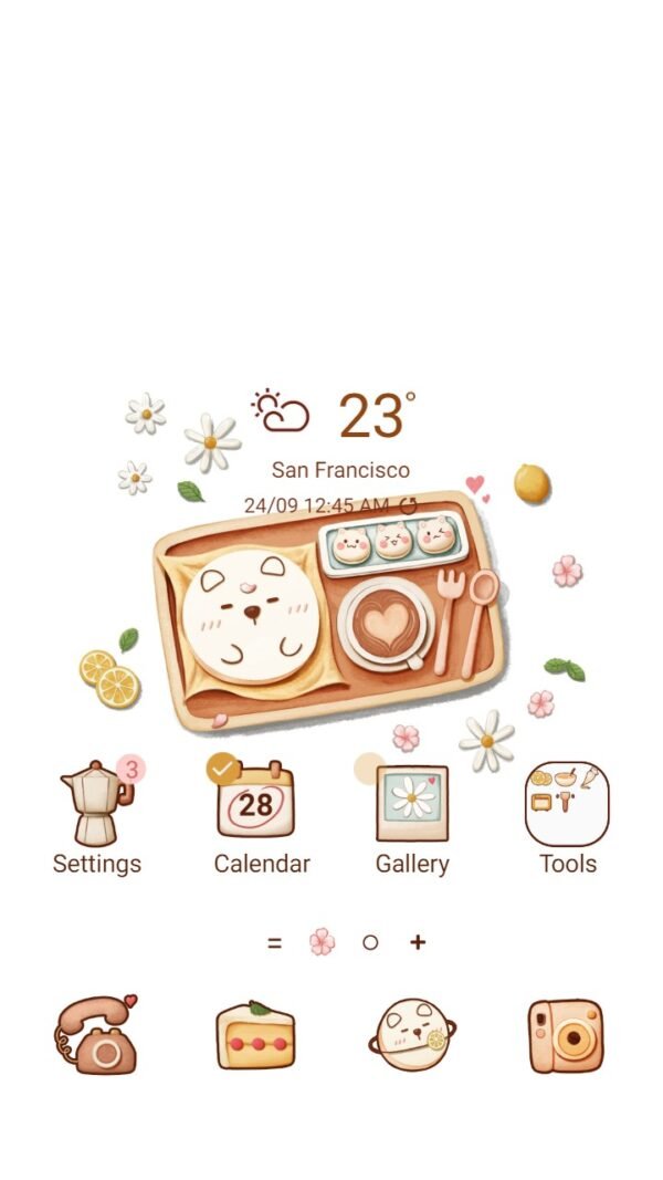 Samsung Themes: ❤️Mun❤️ Sweet Bento ~❤️ Premium Theme indulge in the sweetness
