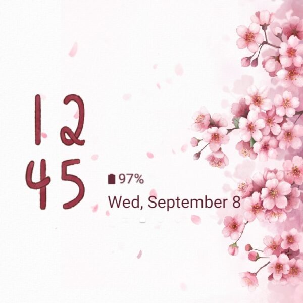 Samsung Themes: ❤️Mun❤️ Cherry blossoms ~❤️ Premium Theme pale pink cherry blossom petals - Image 8