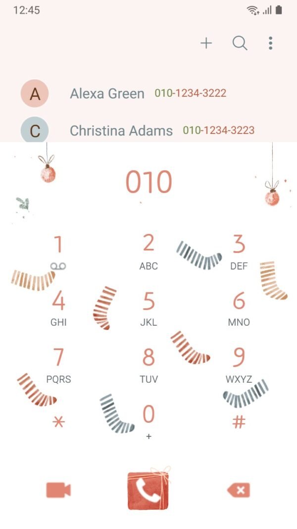 Samsung Themes: ❤️Mun❤️ Christmas socks ~❤️ Premium Theme colorful stockings this holiday season - Image 3
