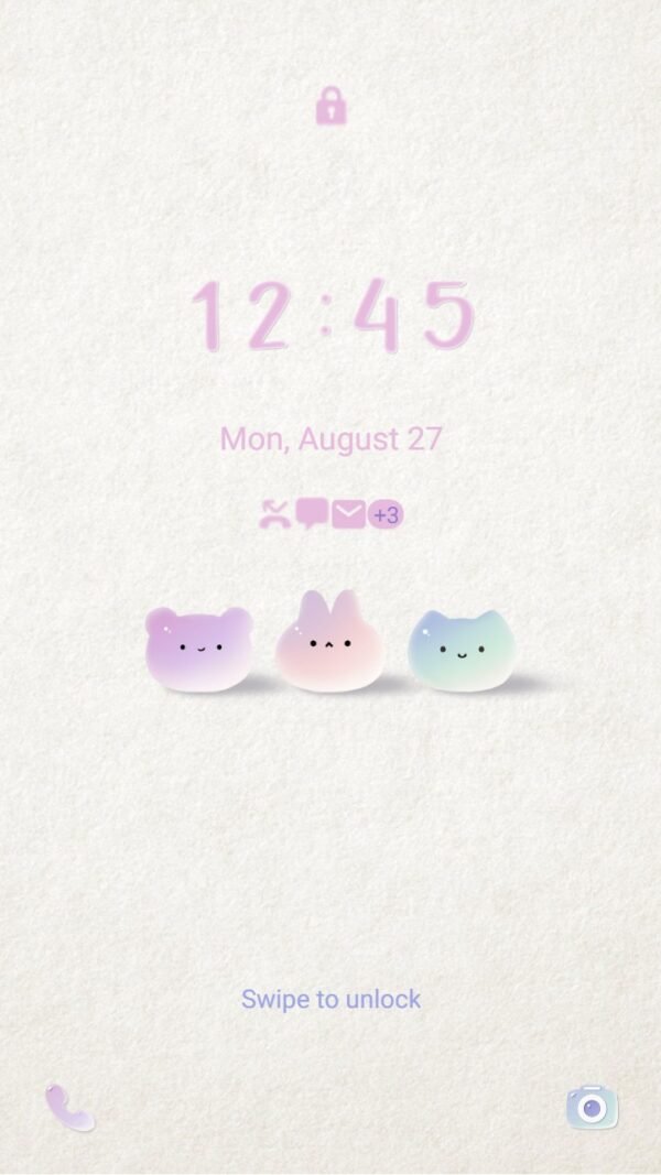 Samsung Themes: ❤️Mun❤️ Colorful Water Droplets ~❤️ Premium Theme a water droplet symphony - Image 2