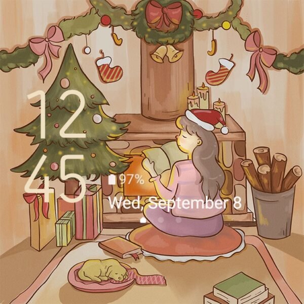 Samsung Themes: ❤️Mun❤️ Warm Christmas ~❤️ Premium Theme relax in a warm room - Image 8