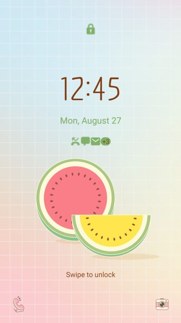 Samsung Themes: ❤️Mun❤️ Watermelon ~❤️ FREE Theme - Image 2