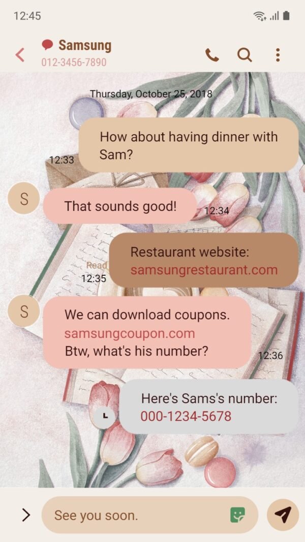 Samsung Themes: ❤️Mun❤️ Tea break time ~❤️ Premium Theme reading books, drinking coffee and eating macarons - Image 4