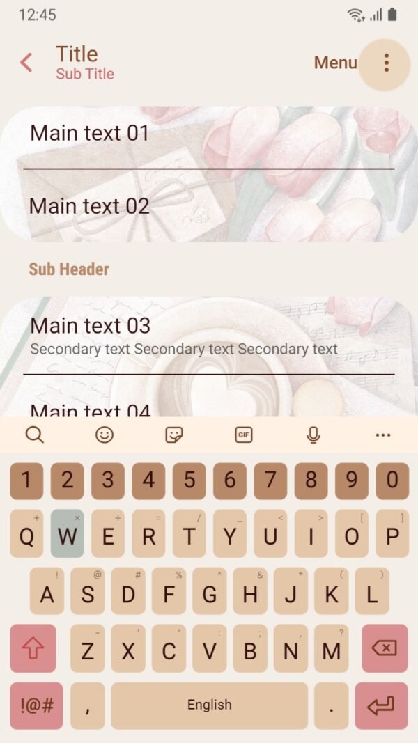 Samsung Themes: ❤️Mun❤️ Tea break time ~❤️ Premium Theme reading books, drinking coffee and eating macarons - Image 6
