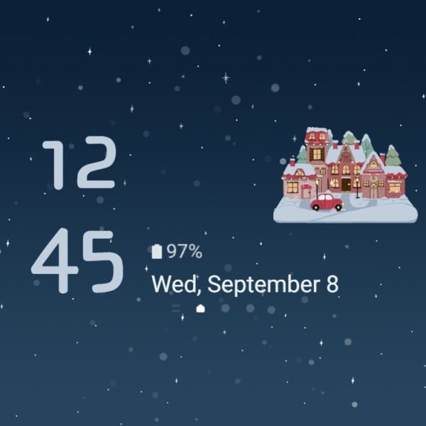 Samsung Themes: ❤️Mun❤️ Winter Homescape ~❤️ Premium Theme about frosty neighborhood - Image 8