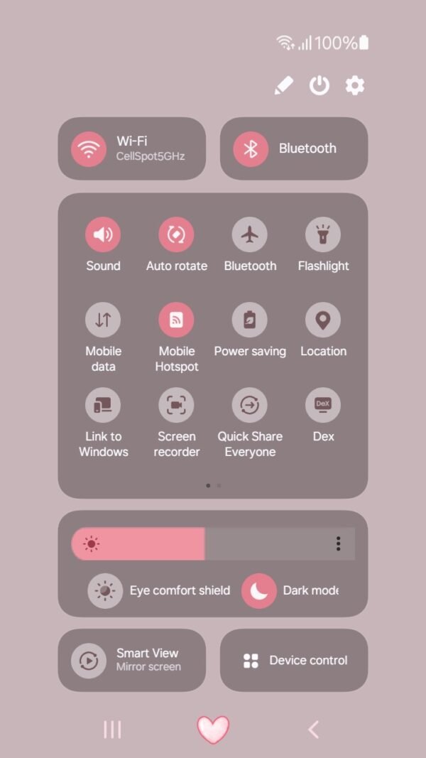 Samsung Themes: ❤️Mun❤️ Love Theme ~❤️ Premium Theme sweet pink hearts on the screen - Image 5