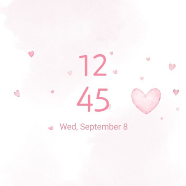 Samsung Themes: ❤️Mun❤️ Love Theme ~❤️ Premium Theme sweet pink hearts on the screen - Image 8