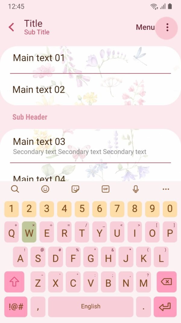 Samsung Themes: ❤️Mun❤️ Colorful Flowers ~❤️ Premium Theme beautiful flowers and butterflies - Image 6