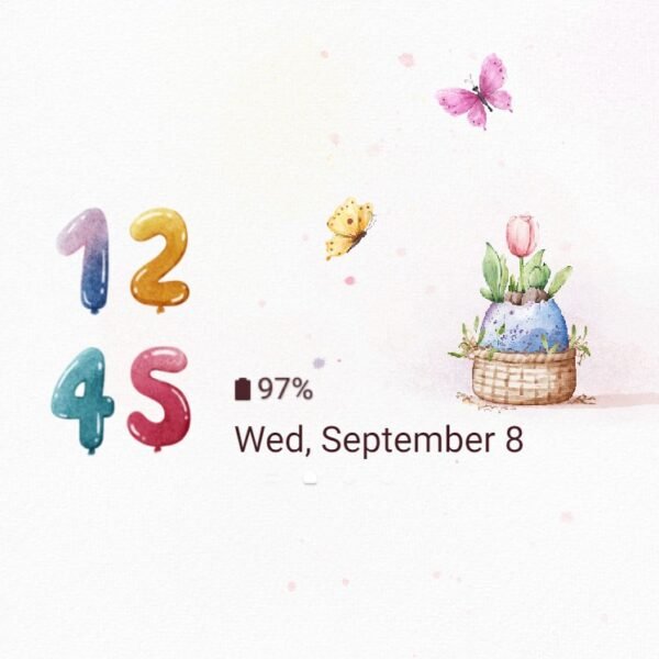Samsung Themes: ❤️Mun❤️ Egg Blooms ~❤️ Premium Theme colorful eggs hatch into tulips - Image 8
