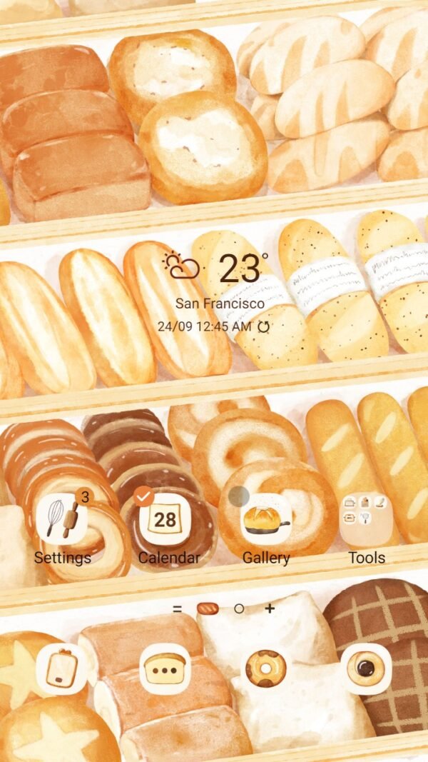 Samsung Themes: ❤️Mun❤️ Cake Eatery ~❤️ Premium Theme delicious cakes in the shop