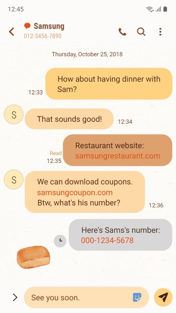 Samsung Themes: ❤️Mun❤️ Cake Eatery ~❤️ Premium Theme delicious cakes in the shop - Image 4
