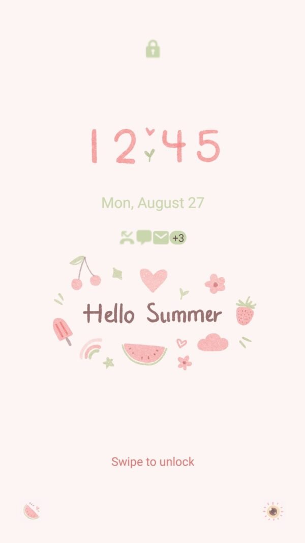 Samsung Themes: ❤️Mun❤️ Hello Summer ~❤️ Premium Theme the freshness of summer - Image 2