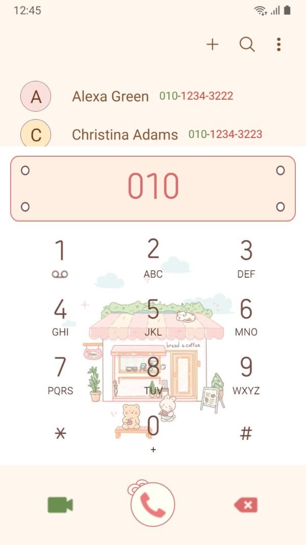Samsung Themes: ❤️Mun❤️ Cute coffee corner ~❤️ Premium Theme cute little coffee shop in pastel colors - Image 3