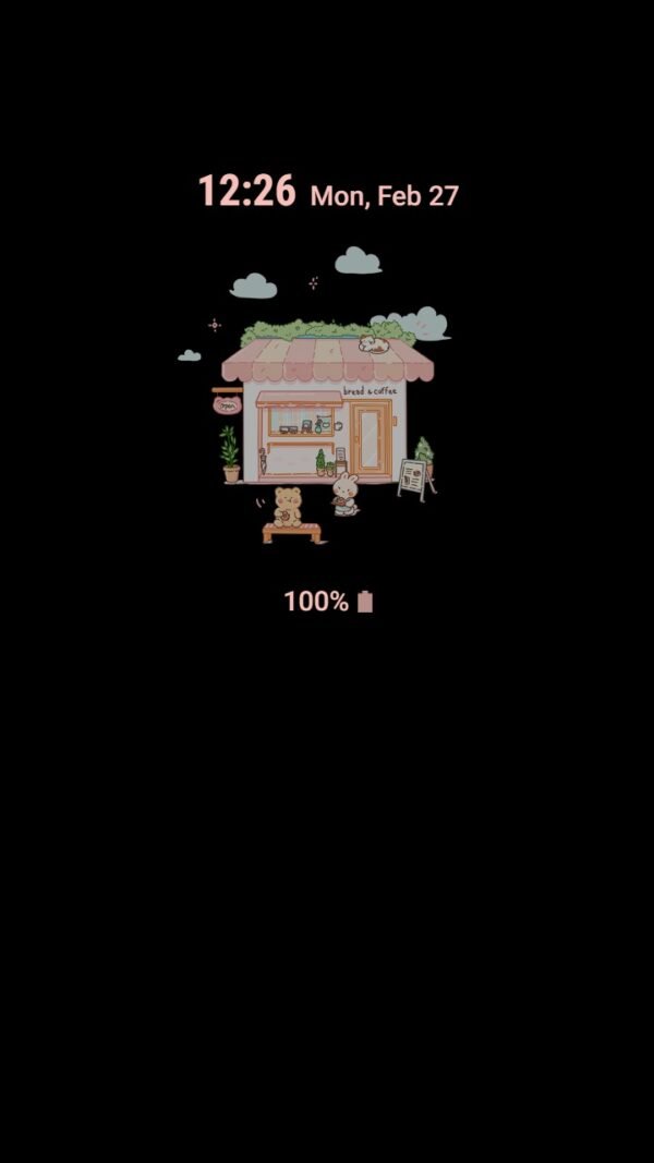 Samsung Themes: ❤️Mun❤️ Cute coffee corner ~❤️ Premium Theme cute little coffee shop in pastel colors - Image 7