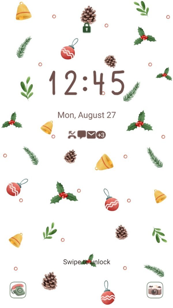 Samsung Themes: ❤️Mun❤️ Christmas material ~❤️ Premium Theme beautiful symbols of Christmas - Image 2