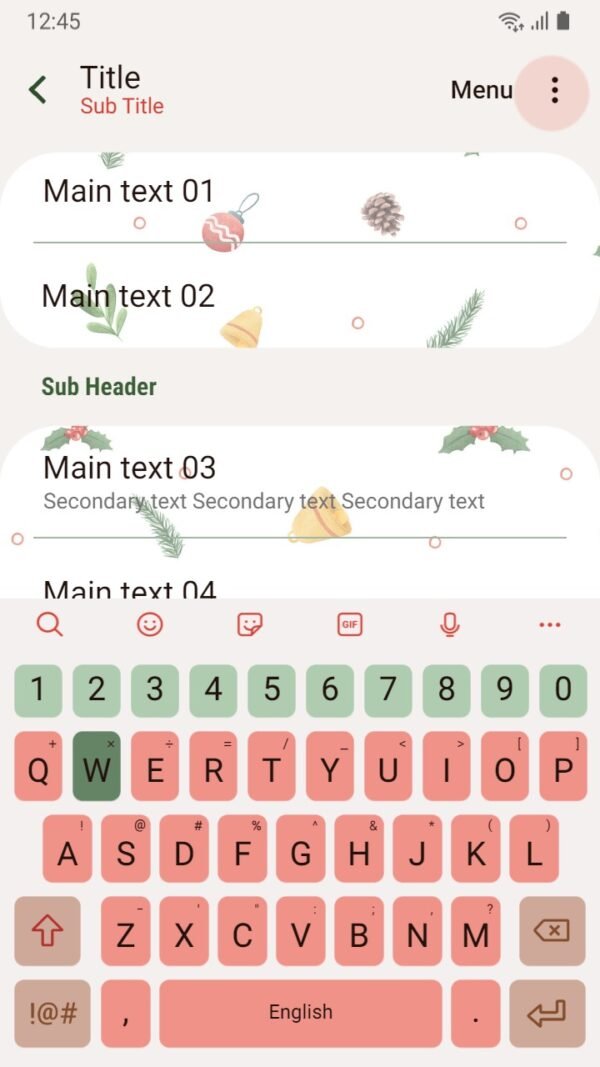 Samsung Themes: ❤️Mun❤️ Christmas material ~❤️ Premium Theme beautiful symbols of Christmas - Image 6
