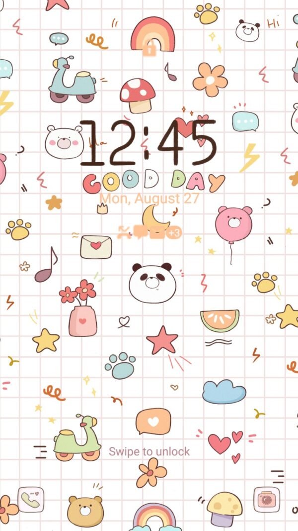 Samsung Themes: ❤️Mun❤️ Cute Items ~❤️ Premium Theme lovely bear icons - Image 2