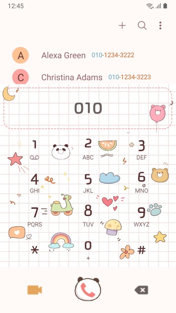 Samsung Themes: ❤️Mun❤️ Cute Items ~❤️ Premium Theme lovely bear icons - Image 3