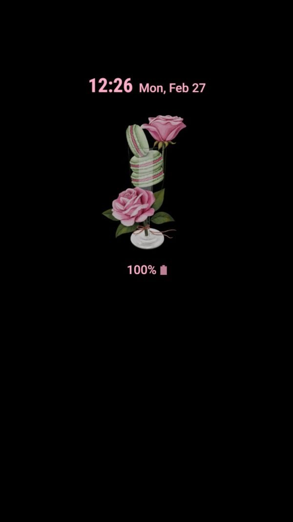 Samsung Themes: ❤️Mun❤️ Macarons and Roses ~❤️ Premium Theme the beauty of roses meets the delectable of macarons - Image 7