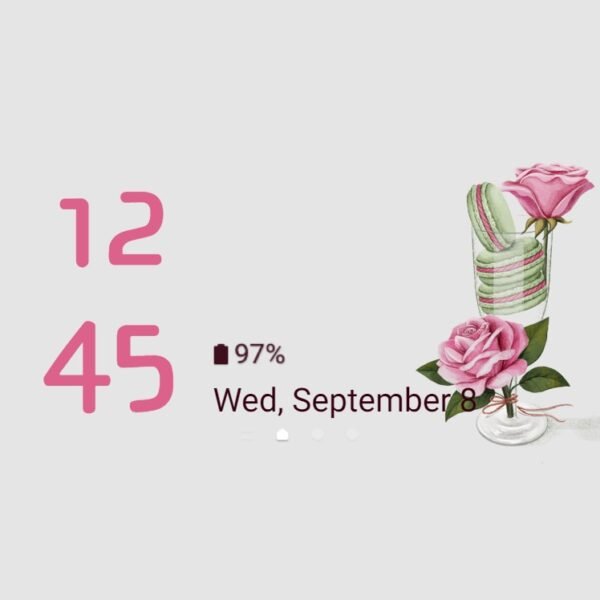 Samsung Themes: ❤️Mun❤️ Macarons and Roses ~❤️ Premium Theme the beauty of roses meets the delectable of macarons - Image 8