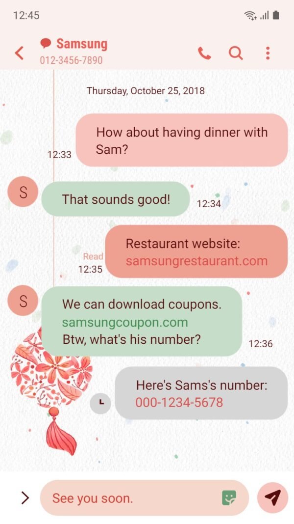 Samsung Themes: ❤️Mun❤️ Christmas ball ornament ~❤️ Premium Theme gentle motifs on Christmas ball - Image 4