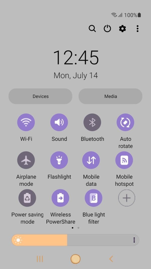 Samsung Themes: ❤️Mun❤️ Dreamy Purple Moonlight ~❤️ Premium Theme the night sky takes on a captivating shade of purple - Image 5