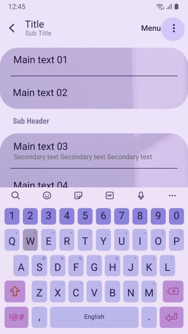 Samsung Themes: ❤️Mun❤️ Dreamy Purple Moonlight ~❤️ Premium Theme the night sky takes on a captivating shade of purple - Image 6