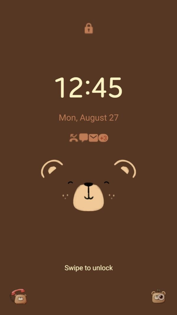 Samsung Themes: ❤️Mun❤️ Brown Bear ~❤️ Premium Theme explore the beauty of the bear - Image 2