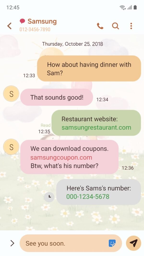 Samsung Themes: ❤️Mun❤️ Rabbit and Hedgehog ~❤️ Premium Theme confide in each other under the sunshine - Image 4