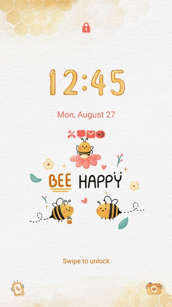 Samsung Themes: ❤️Mun❤️ Bee Happy ~❤️ Premium Theme happy time for honey bees - Image 2