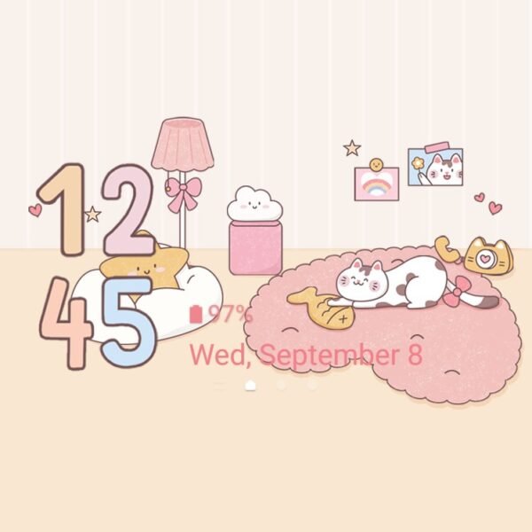 Samsung Themes: ❤️Mun❤️ Corner of Kitty ~❤️ Premium Theme a place for kitty to relax and play - Image 8