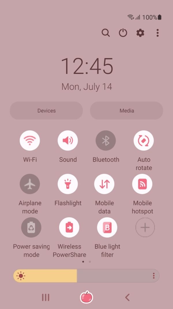 Samsung Themes: ❤️Mun❤️ Cherry Sticker ~❤️ Premium Theme the sweetness of cherries - Image 5