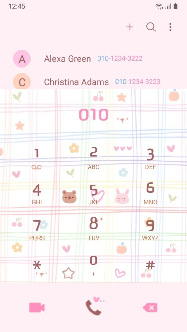 Samsung Themes: ❤️Mun❤️ Caro Cute ~❤️ Premium Theme lovely colorful drawings - Image 3