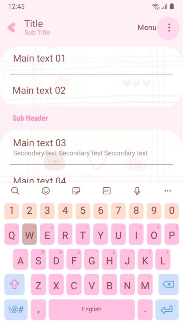 Samsung Themes: ❤️Mun❤️ Caro Cute ~❤️ Premium Theme lovely colorful drawings - Image 6