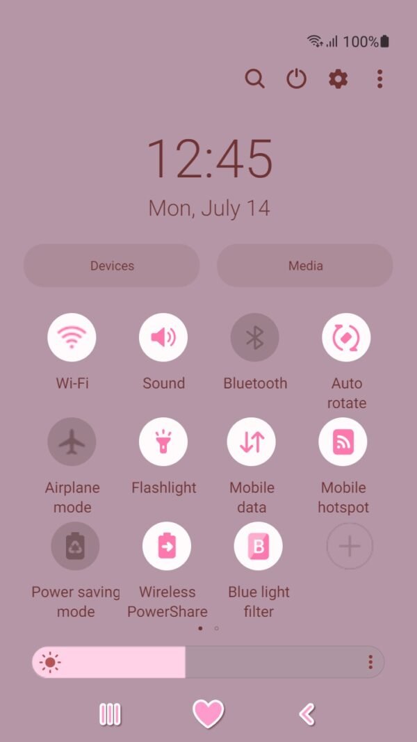 Samsung Themes: ❤️Mun❤️ Pinky Fox ~❤️ Premium Theme the charm of the lovely pink fox - Image 5