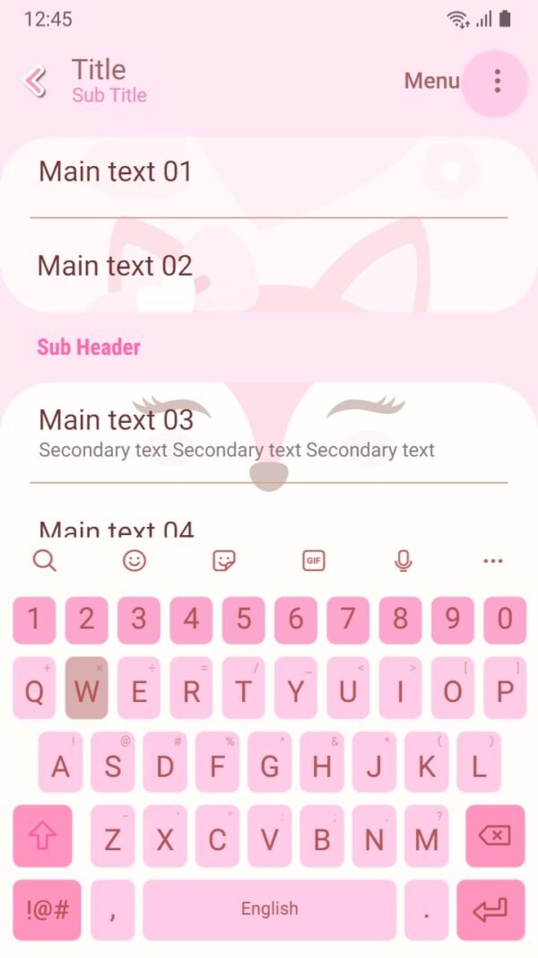 Samsung Themes: ❤️Mun❤️ Pinky Fox ~❤️ Premium Theme the charm of the lovely pink fox - Image 6