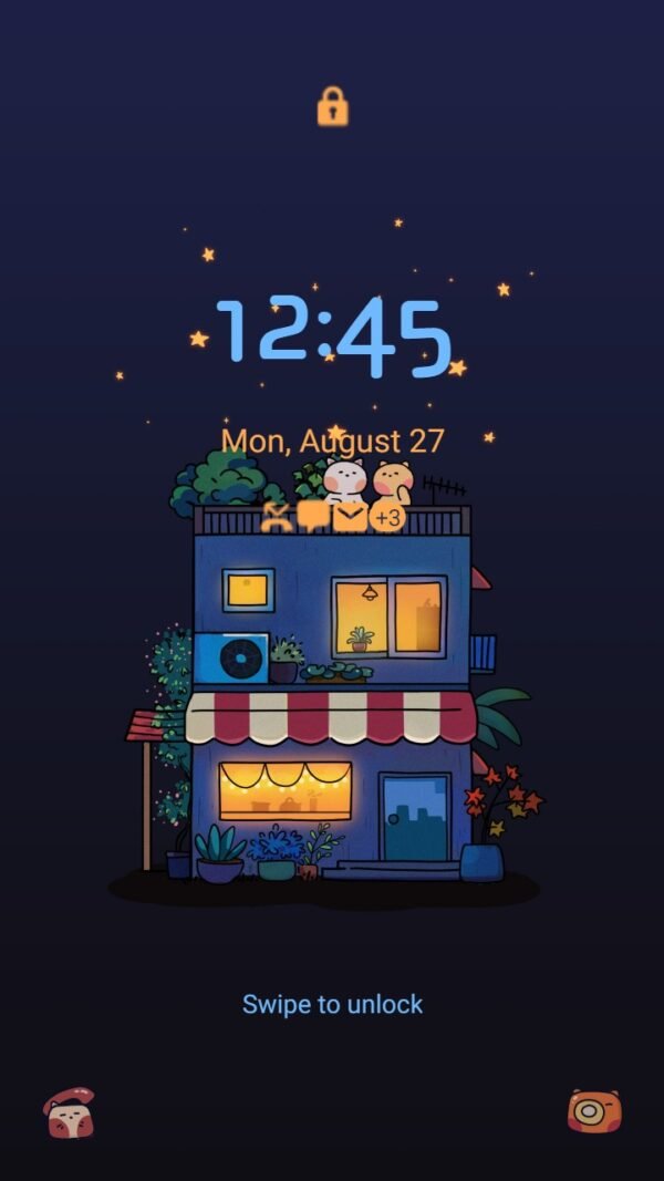 Samsung Themes: ❤️Mun❤️ Relax Night ~❤️ Premium Theme relaxing with the starry night sky - Image 2