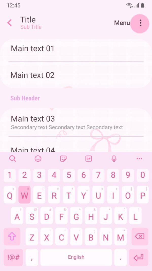 Samsung Themes: ❤️Mun❤️ Coquette Pink Bow ~❤️ Premium Theme features delicate pink hues and a stylish bow motif - Image 6