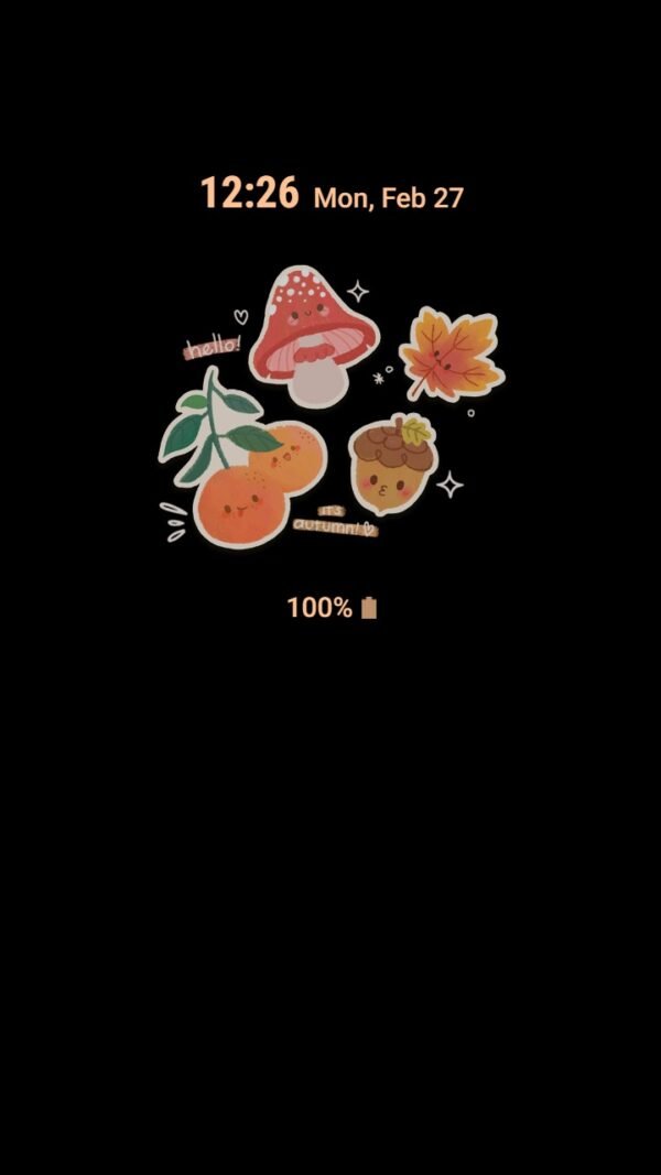 Samsung Themes: ❤️Mun❤️ Fall Stickers ~❤️ Premium Theme adorable autumn themed stickers - Image 7