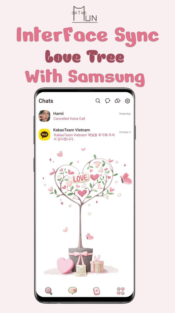 KakaoTalk Themes: Love Tree - Image 3