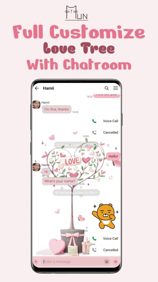 KakaoTalk Themes: Love Tree - Image 4