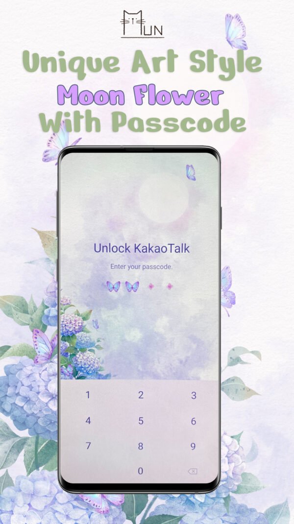 KakaoTalk Themes: Moon Flowers - Image 4