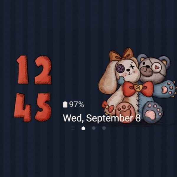 Samsung Themes: ❤️Mun❤️ Spooky Teddy Bear ~❤️ Premium Theme about teddy bear mix between cute and spooky - Image 8