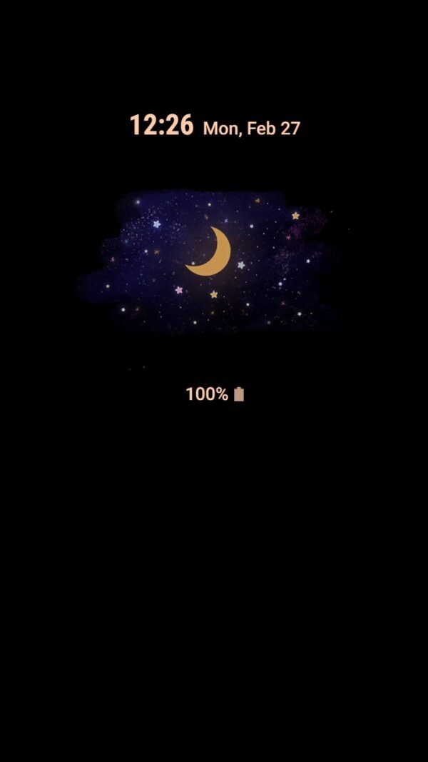 Samsung Themes: ❤️Mun❤️ Mystery night ~❤️ Premium Theme with the magnificent night sky filled with stars and the moon - Image 7