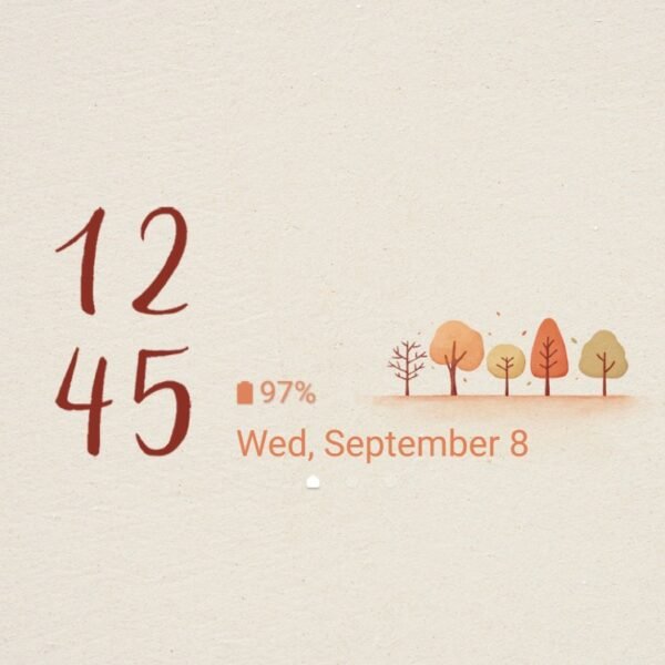 Samsung Themes: ❤️Mun❤️ Rustling Leaves ~❤️ Premium Theme the serene beauty of autumn with falling leaves - Image 8