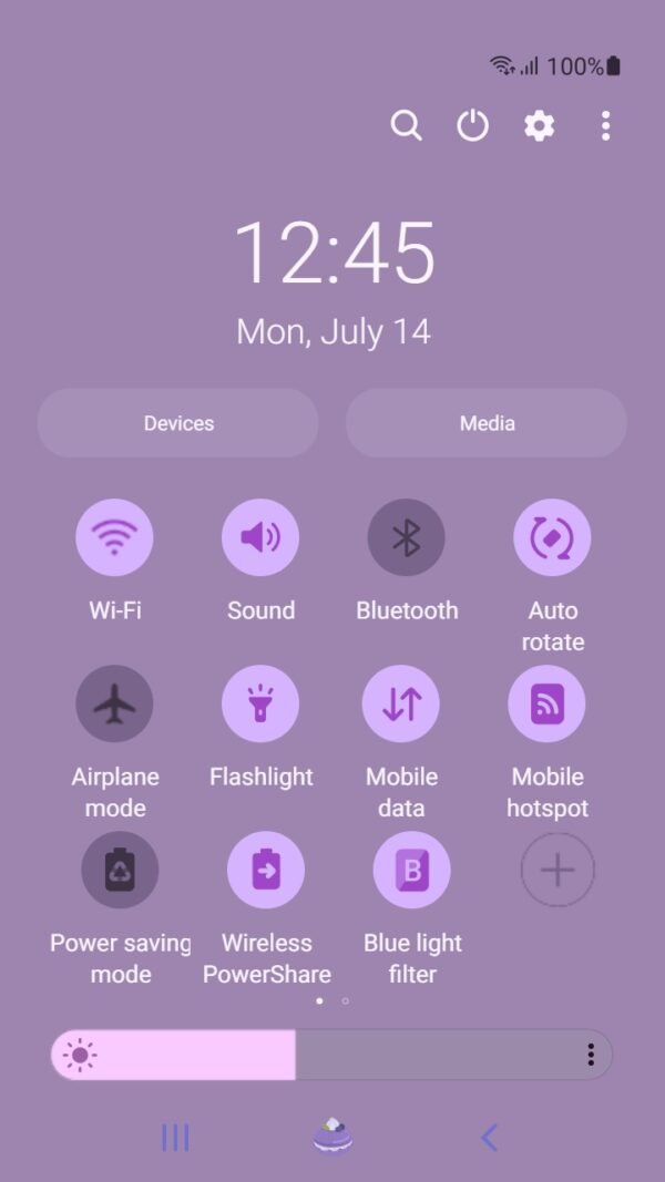 Samsung Themes: ❤️Mun❤️ Purple Sweets ~❤️ Premium Theme the sweetness of lavender and purple macarons - Image 5