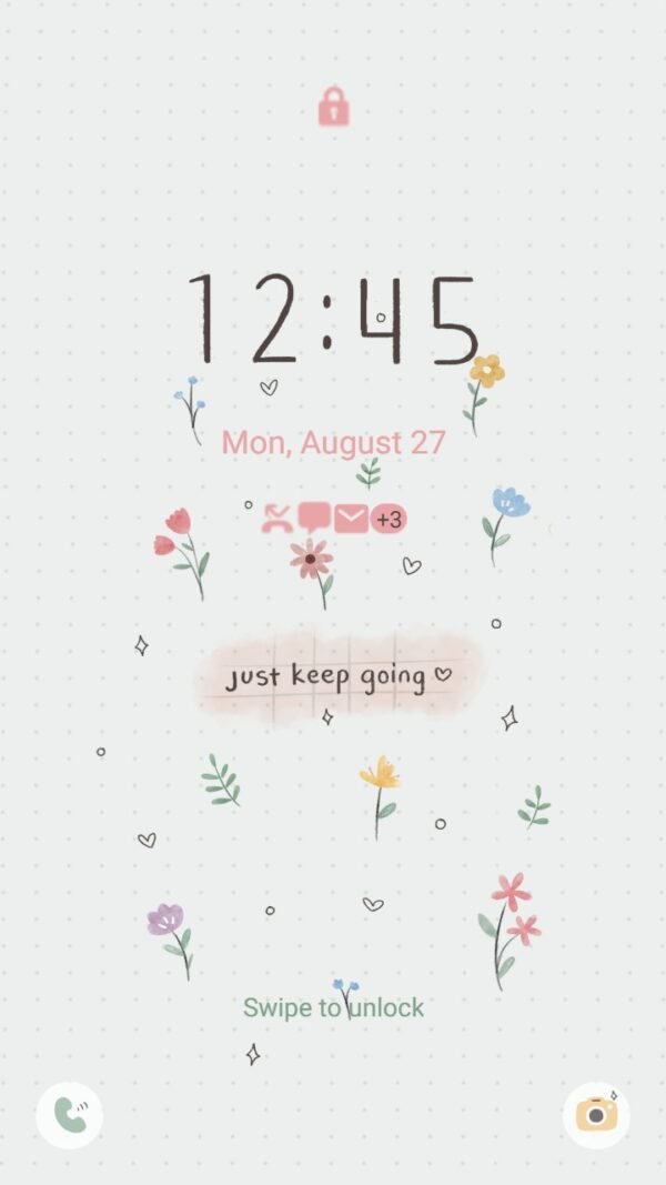 Samsung Themes: ❤️Mun❤️ Tiny Flower ~❤️ Premium Theme unique tiny flower artworks for a fresh and colorful vibe - Image 2