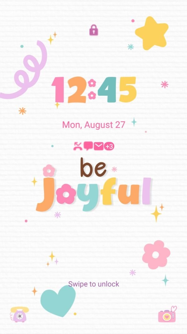 Samsung Themes: ❤️Mun❤️ Be Joyful ~❤️ Premium Theme bright colors spreading happiness - Image 2